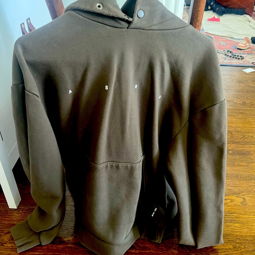 ASRV DSG-0438. RainPlus AllSeason Warm-Up Hoodie Large Olive